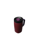 SmoothSip® Slider with Handle - Burgundy Bay / 12oz / Stainless Steel